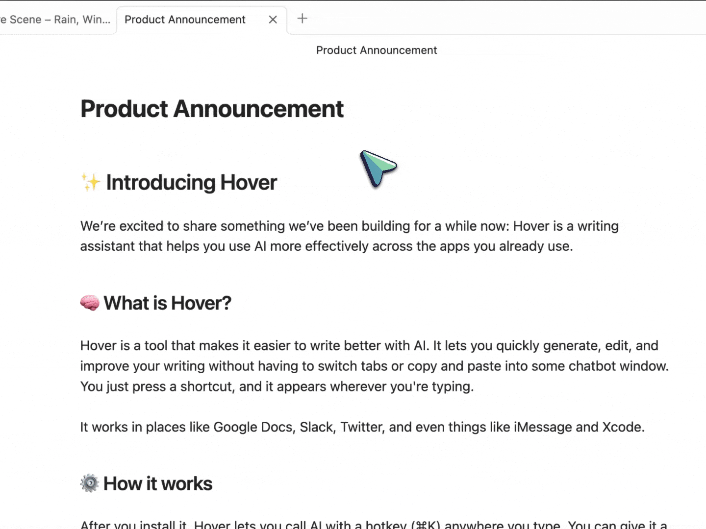 Editor in Your Keyboard